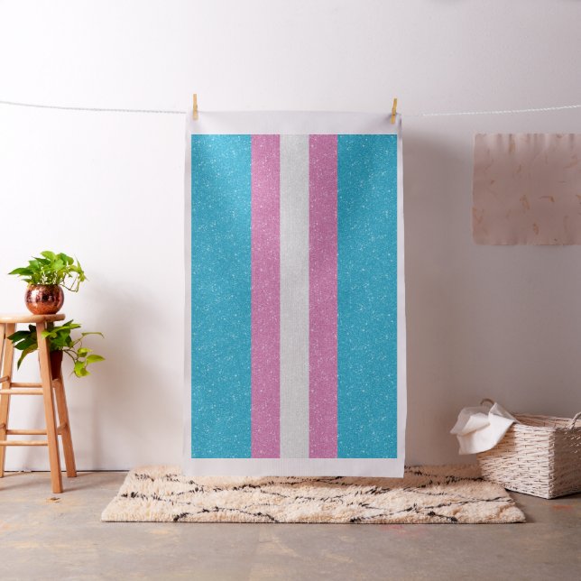 Hintergrund für Imitate Glitzer Transgender-Pride- Stoff (Beispiel)