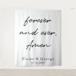 Hintergrund für immer und immer Hochzeitsstift Fot Wandteppich