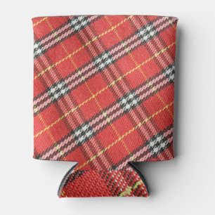 Hintergrund für klassische Tartan-Textur Dosenkühler