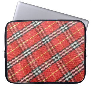 Hintergrund für klassische Tartan-Textur Laptopschutzhülle
