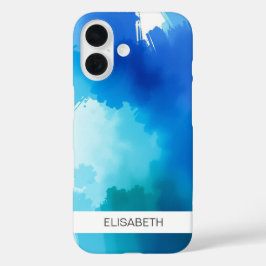 Hintergrund für künstlerische Wasserfarbe | Ihr Na iPhone 16 Hülle