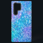 Hintergrund für lila und blaue Imitate Glitzer Samsung Galaxy Hülle<br><div class="desc">Bild eines Glitzer mit lila,  blauen und grünen Farbtönen.</div>