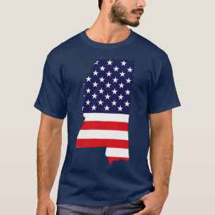 Hintergrund für Mississippi-Staat T-Shirt