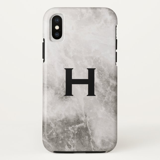 Hintergrund für Monogramm-Marmor Case-Mate iPhone Hülle (Rückseite)