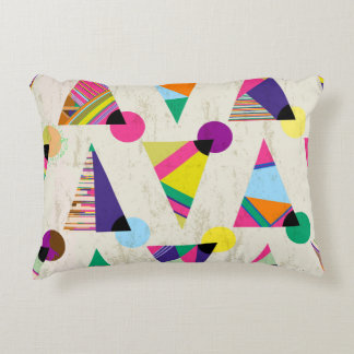 Hintergrund für nahtloses Dreieck, Hipster-Retter Dekokissen