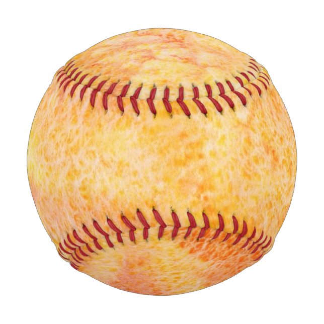 Hintergrund für Orange Wasserfarbe Baseball (Vorderseite)