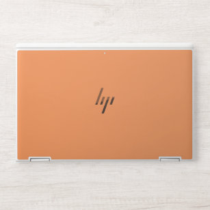Hintergrund für Orange Wasserfarbe HP Laptop-Aufkleber