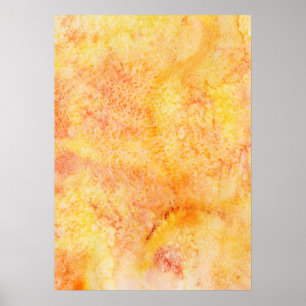 Hintergrund für Orange Wasserfarbe Poster