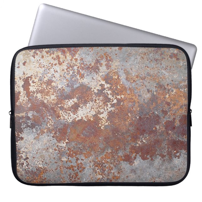 Hintergrund für ruhende Metalltextur Laptopschutzhülle (Vorderseite)