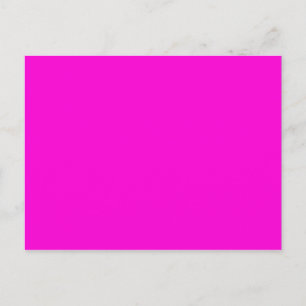 Hintergrund für Solid Hot Pink Postkarte