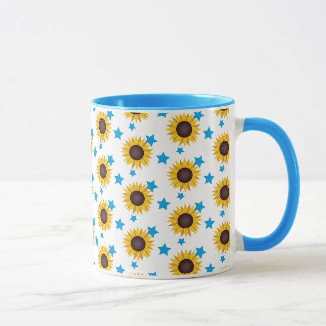 Hintergrund für Sun-Blume Tasse (Rechts)