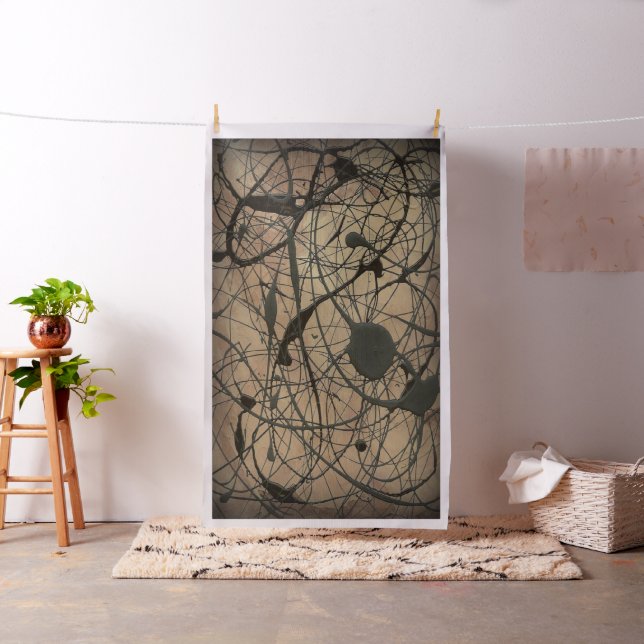 Hintergrund für tragbare Fotografie im Pollock Sty Stoff (Beispiel)