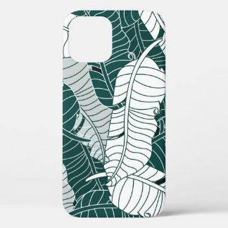 Hintergrund für Vintage Blätter Muster Case-Mate iPhone Hülle