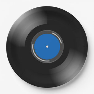 Hintergrund für Vinyl-Platten Pappteller