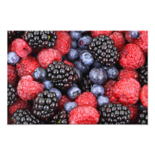 Hintergrund für Waldfrüchte Fotodruck