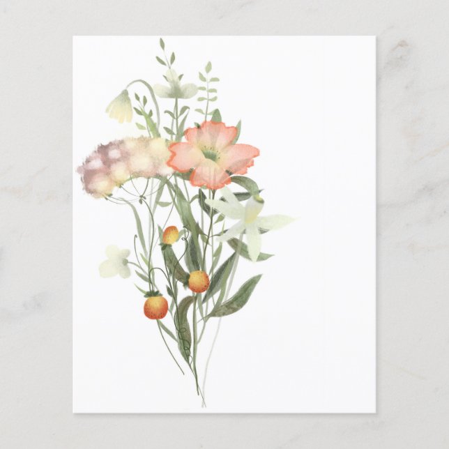 Hintergrund für Wildblumen (Vorderseite)