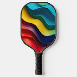 Hintergrund für Wind-Regenbogen Pickleball Schläger