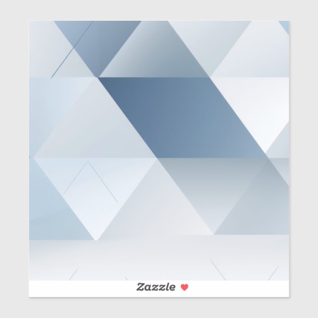 Hintergrund grauer Dreiecke mit Textfläche Aufkleber (Blatt)