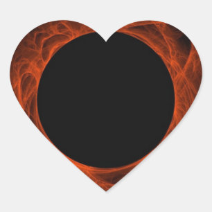 Hintergrund-Heart-Aufkleber für Rotes und Schwarze Herz-Aufkleber
