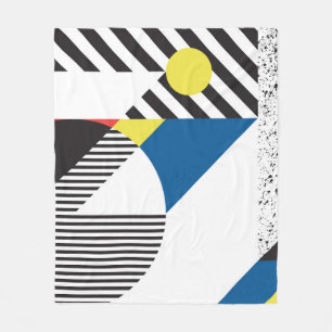 Hintergrund im Retro-modernen Stil Fleecedecke