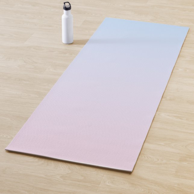 Hintergrund in Pink und Blau Yogamatte (Beispiel)