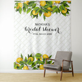 Hintergrund Lemon Fruit Wedding Wandteppich