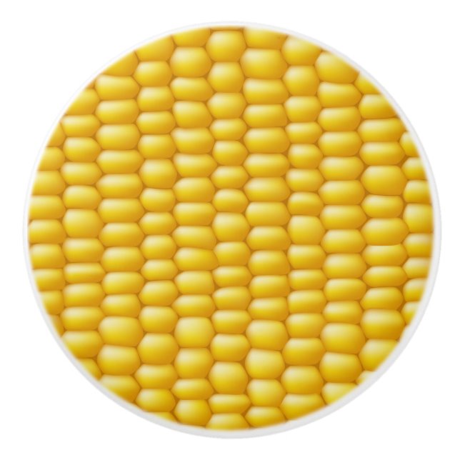 Hintergrund Maiskolben Keramikknauf (Vorderseite)