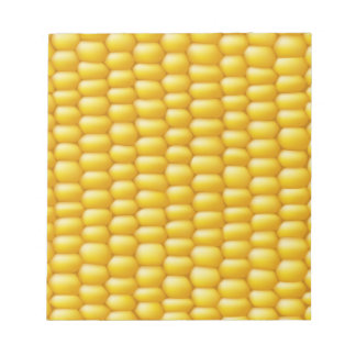 Hintergrund Maiskolben Notizblock