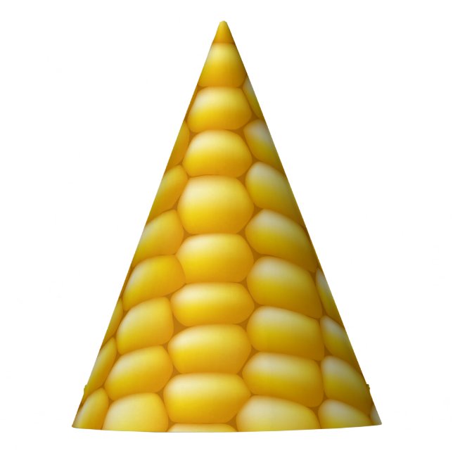 Hintergrund Maiskolben Partyhütchen (Vorderseite)