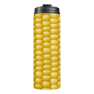 Hintergrund Maiskolben Thermosbecher