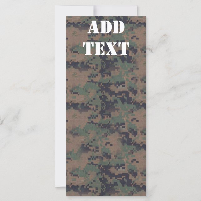 Hintergrund militärischer digitaler Wälder (Vorderseite)