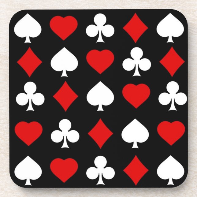 Hintergrund mit Anzügen Getränkeuntersetzer (Vorderseite)