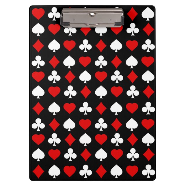 Hintergrund mit Anzügen Klemmbrett (Vorderseite)