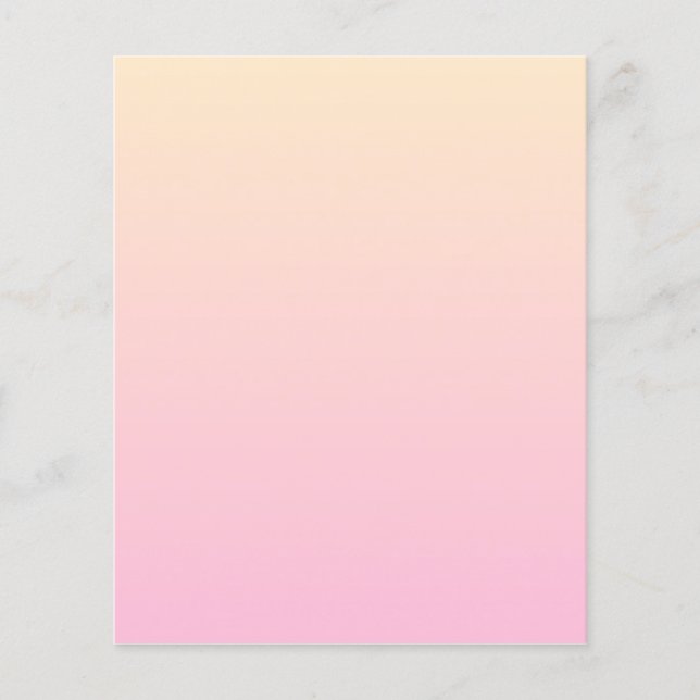 Hintergrund mit blassrosa und gelbem Verlauf (Vorderseite)