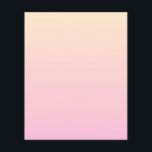 Hintergrund mit blassrosa und gelbem Verlauf Flyer<br><div class="desc">Blassrosa und gelber Farbverlauf.</div>