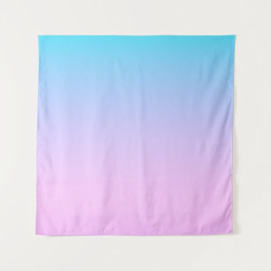 Hintergrund mit blauem und rosa Farbverlauf Wandteppich