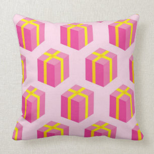 Hintergrund mit Geschenken Kissen
