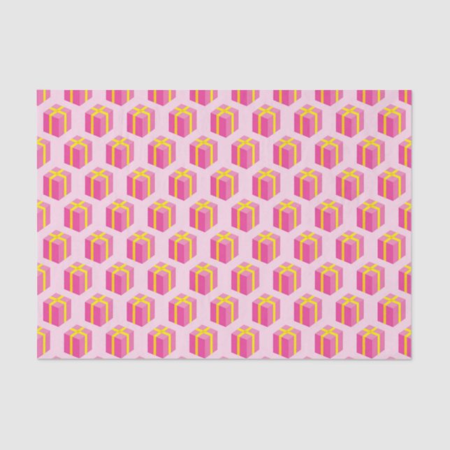 Hintergrund mit Geschenken Seidenpapier (Vorderseite)