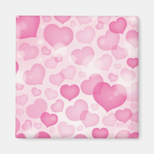 Hintergrund mit Herz Magnet (Vorne)