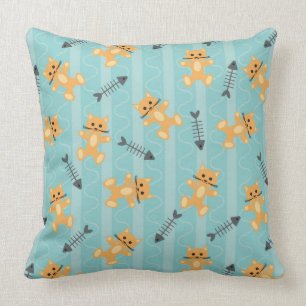 Hintergrund mit Katzen Kissen