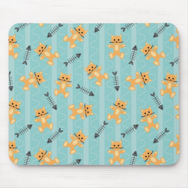 Hintergrund mit Katzen Mousepad (Vorne)
