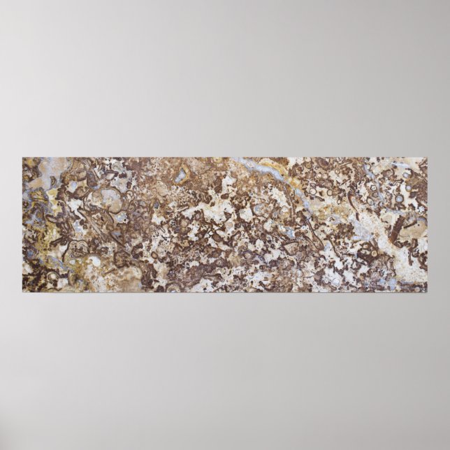 Hintergrund mit Marmormuster Poster (Vorne)