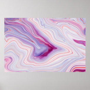 Hintergrund mit Marmortextur / weißer grauer Marmo Poster