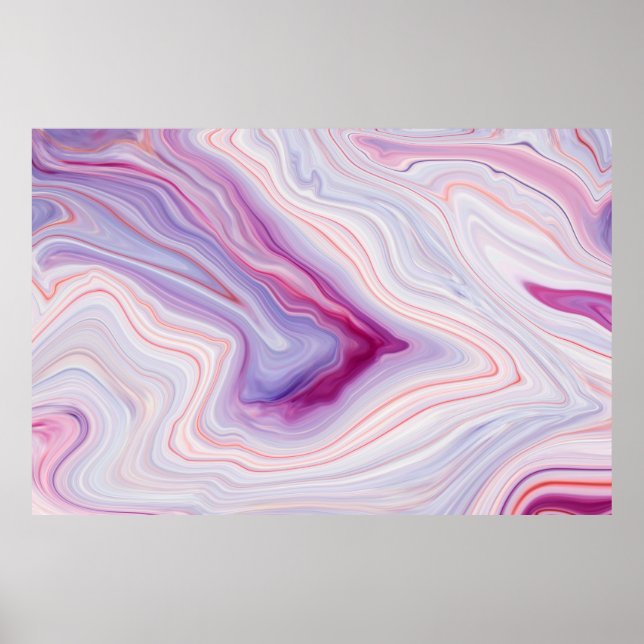 Hintergrund mit Marmortextur / weißer grauer Marmo Poster (Vorne)