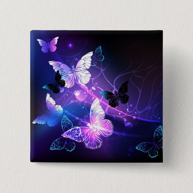 Hintergrund mit Nachtfalter Button (Vorderseite)