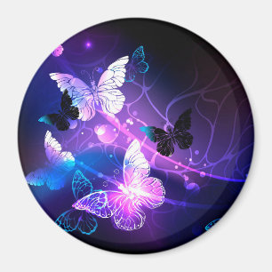 Hintergrund mit Nachtfalter Magnet