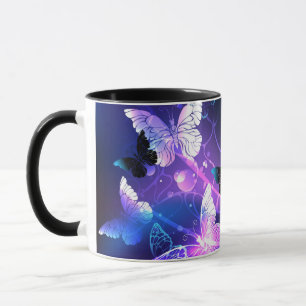 Hintergrund mit Nachtfalter Tasse