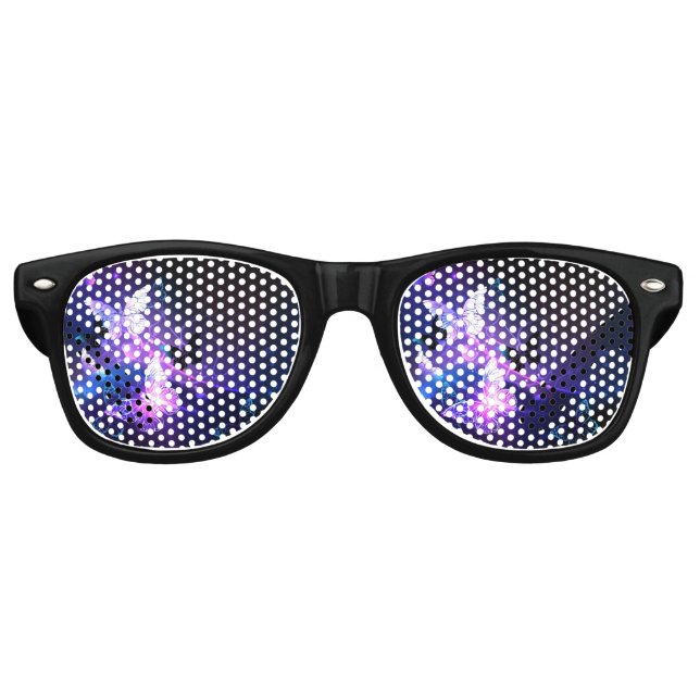 Hintergrund mit Nachtschmetterlingen Partybrille (Vorderseite)