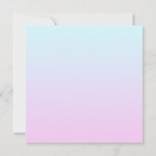 Hintergrund mit rosa und blauen Pastellfarben Dankeskarte