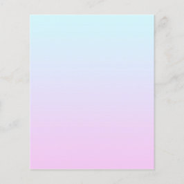 Hintergrund mit rosa und blauen Pastellfarben Flyer